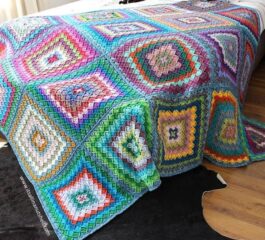 Bavarian Style Blanket Free Crochet Patterns