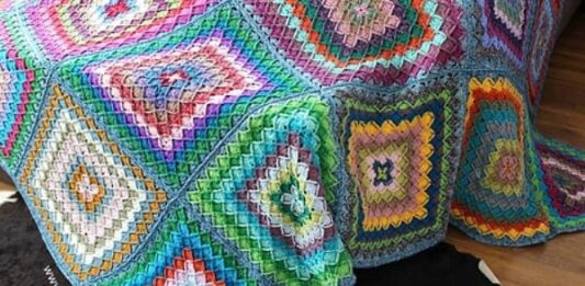 Bavarian Style Blanket Free Crochet Patterns