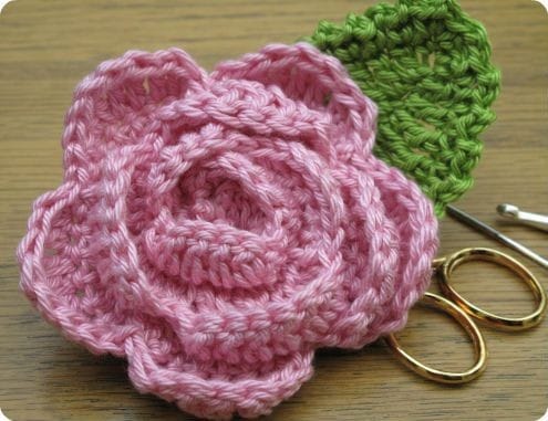 Crochet Camellia Flower Pattern - Manual Crafts