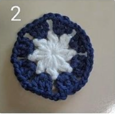 African Flower Square Pattern