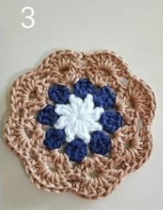 African Flower Square Pattern