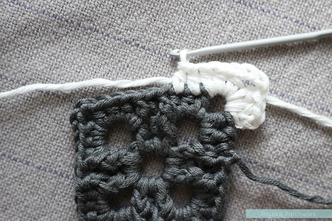 Ribbed Cross Granny Square