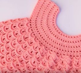 Easy Crochet Girl Dress Free Pattern