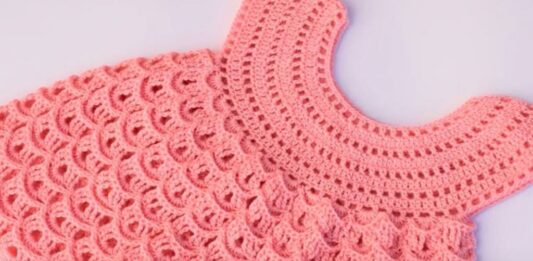 Easy Crochet Girl Dress Free Pattern
