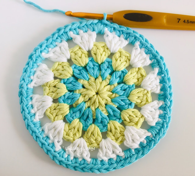 Granny Flower Coasters Pattern
