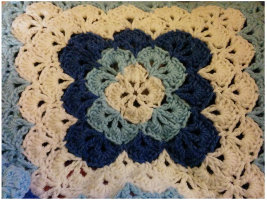 Shell Stitch Baby Blanket