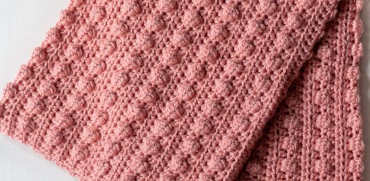 Bobble Crochet Baby Blanket