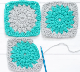 Sunburst Granny Square: A Step-by-Step Tutorial