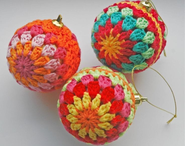 Christmas Crochet Baubles