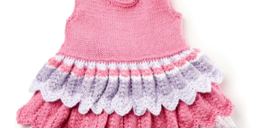 Cozy and Cute: Knitted Dresses for Babies