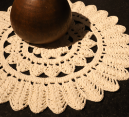 Hermoso Centro De Mesa De Crochet