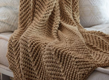 The Zigging Knit Throw: A Cozy Masterpiece of Craftsmanship