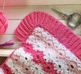 Ribbed Border Crochet Pattern