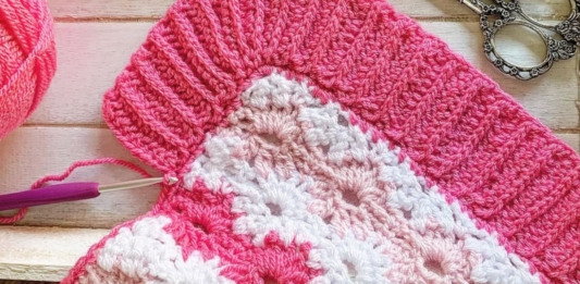 Ribbed Border Crochet Pattern