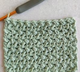 Mini Bean Stitch – Free Crochet Pattern