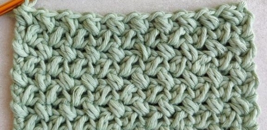 Mini Bean Stitch – Free Crochet Pattern