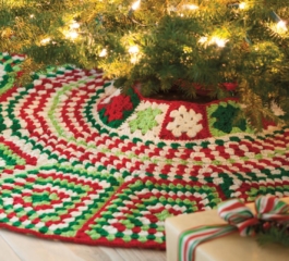 Christmas Tree Skirt – Free Crochet Pattern