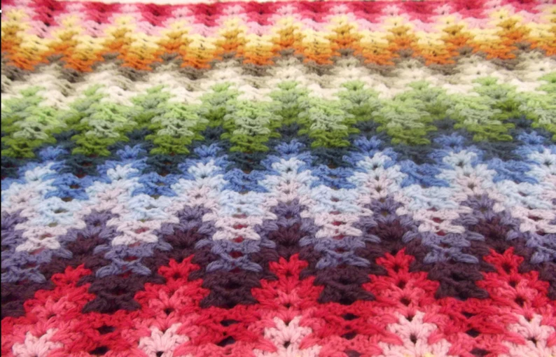 Breaking Amish Afghan – Free Crochet Pattern